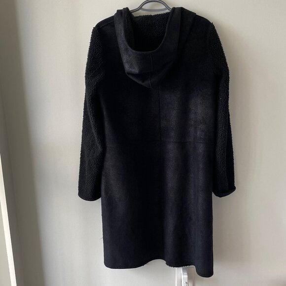 Mavi Reversible Sherpa Suede Coat - Picture 2 of 5